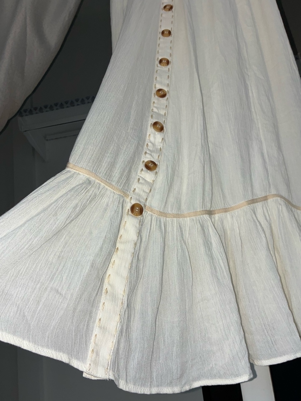 Ces Femme - Button-Front Maxi Dress - Picture 3 of 7